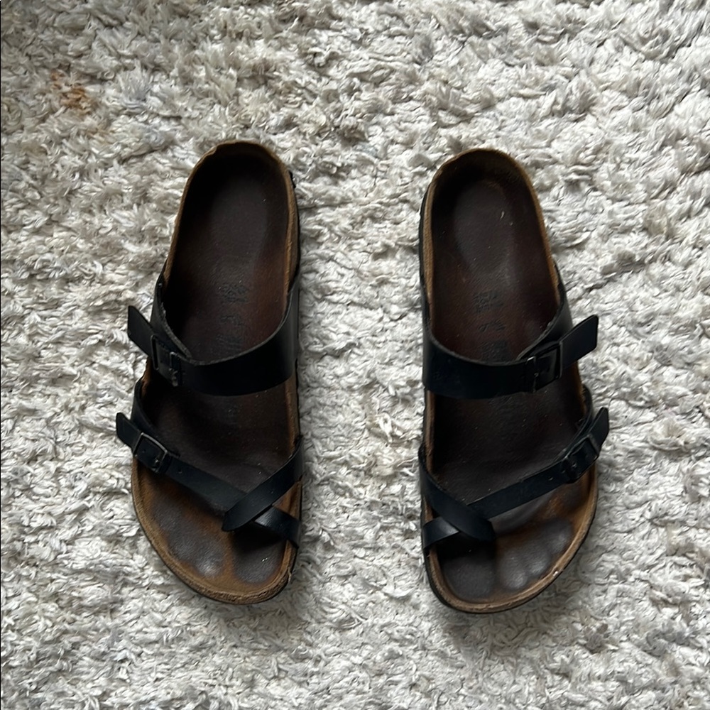 Birkenstock Mayari Black Double Strap Sandals EU 41